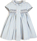 Twoflower Baby Girls Long Sleeve Smocking Dress for Fall Events