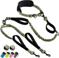 Hands Free Dog Leash with Reflective Stitches for Large Dogs