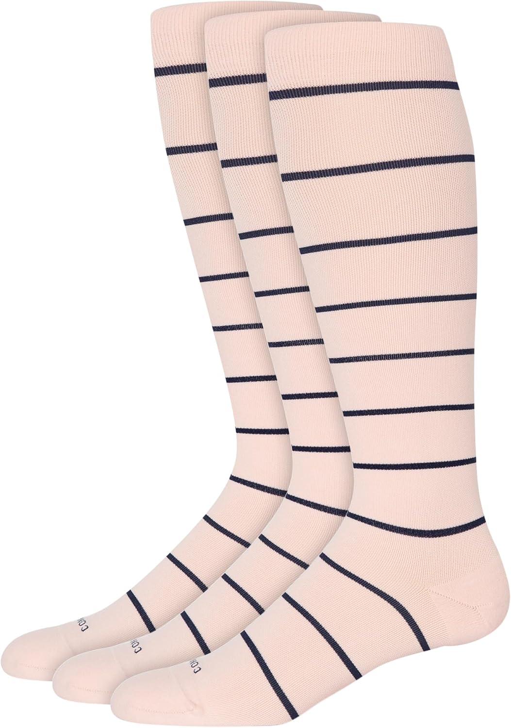 Comrad Nylon Knee High Compression Socks for All-Day Support
