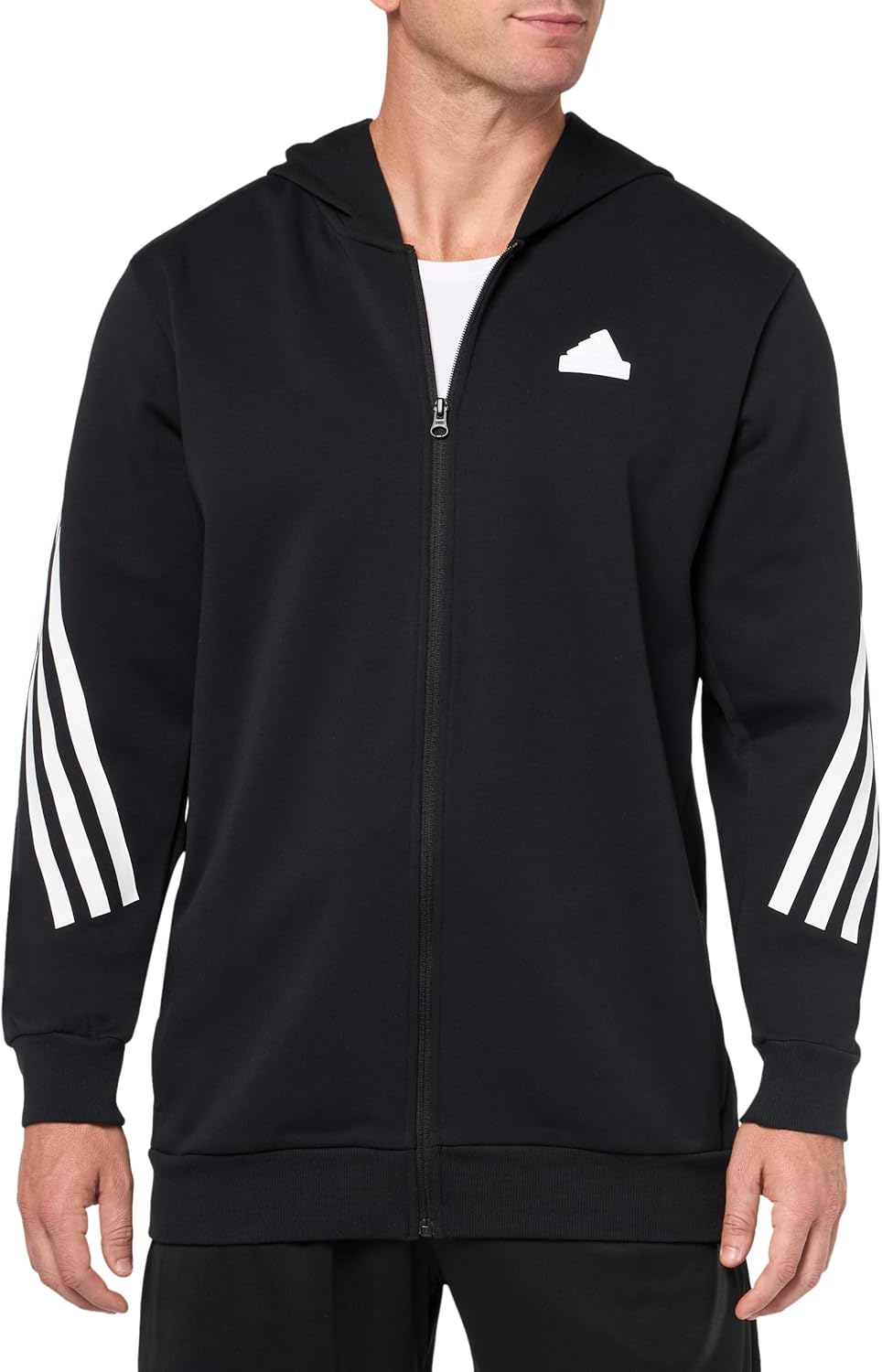 adidas Men's Future Icon Hoodie - 3 Stripes Tech