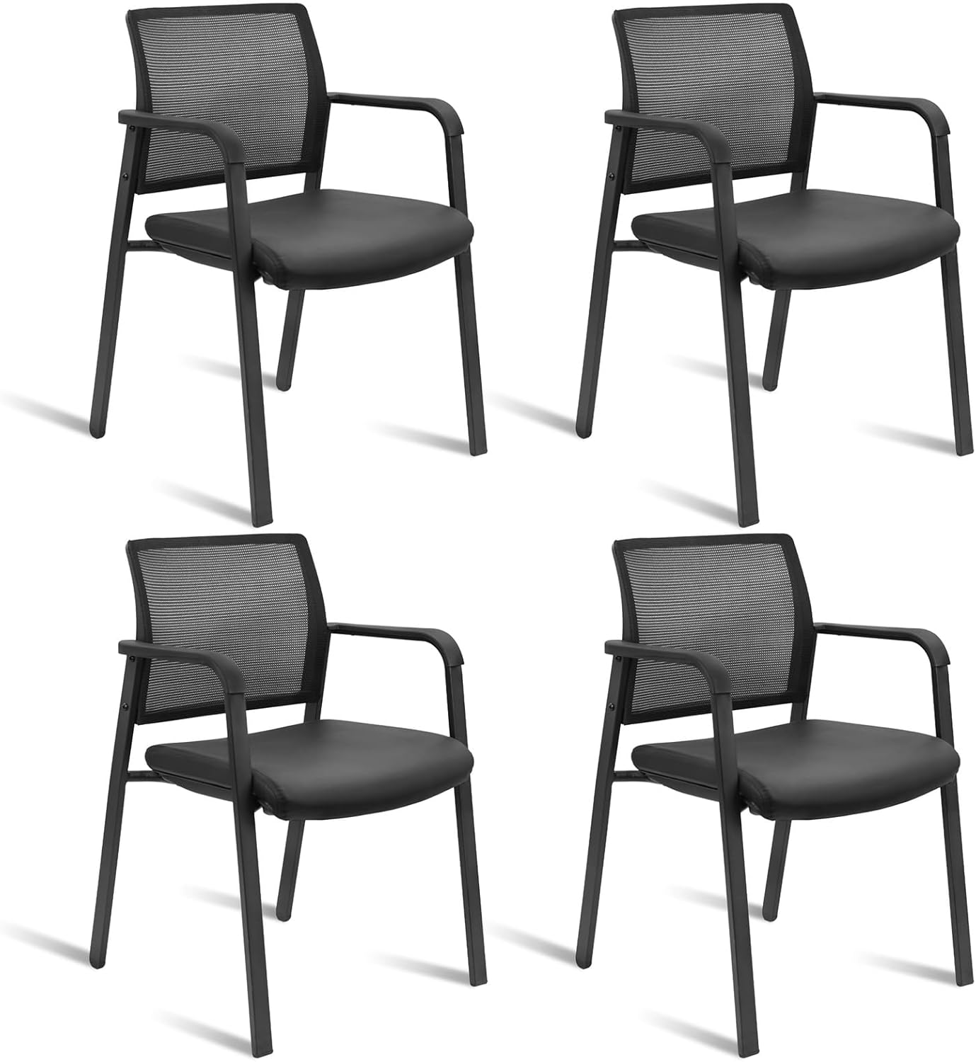 CLATINA Mesh Back Guest Reception Stacking Chair for Comfort