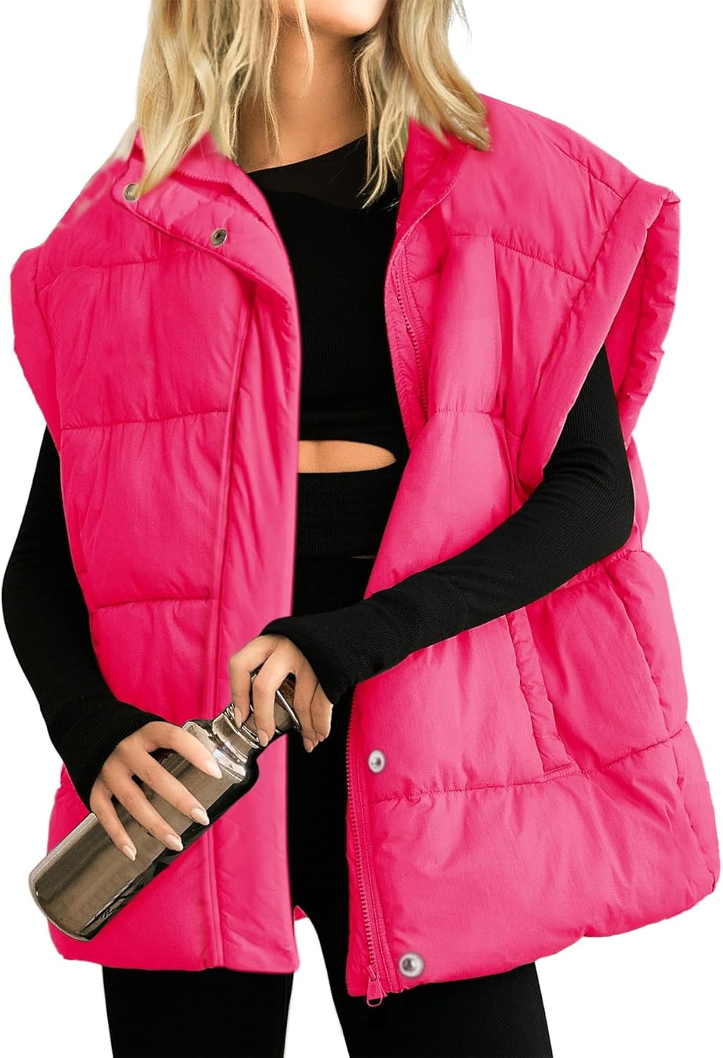 Ainangua Women's Puffer Vest: Stylish and Warm Winter Jacket