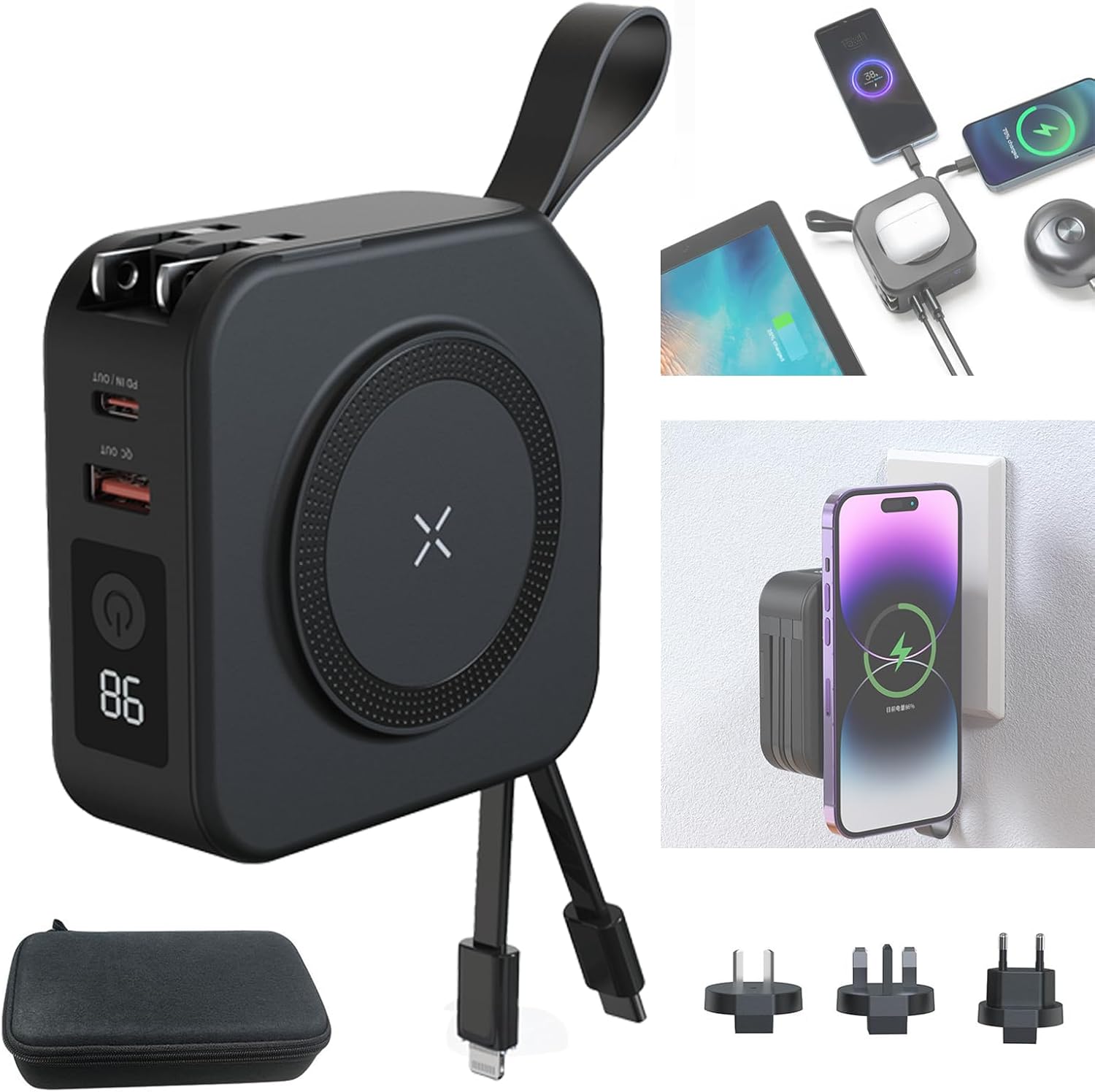 Wireless 5-in-1 Magsafe Power Bank - Ultimate Charging Solution