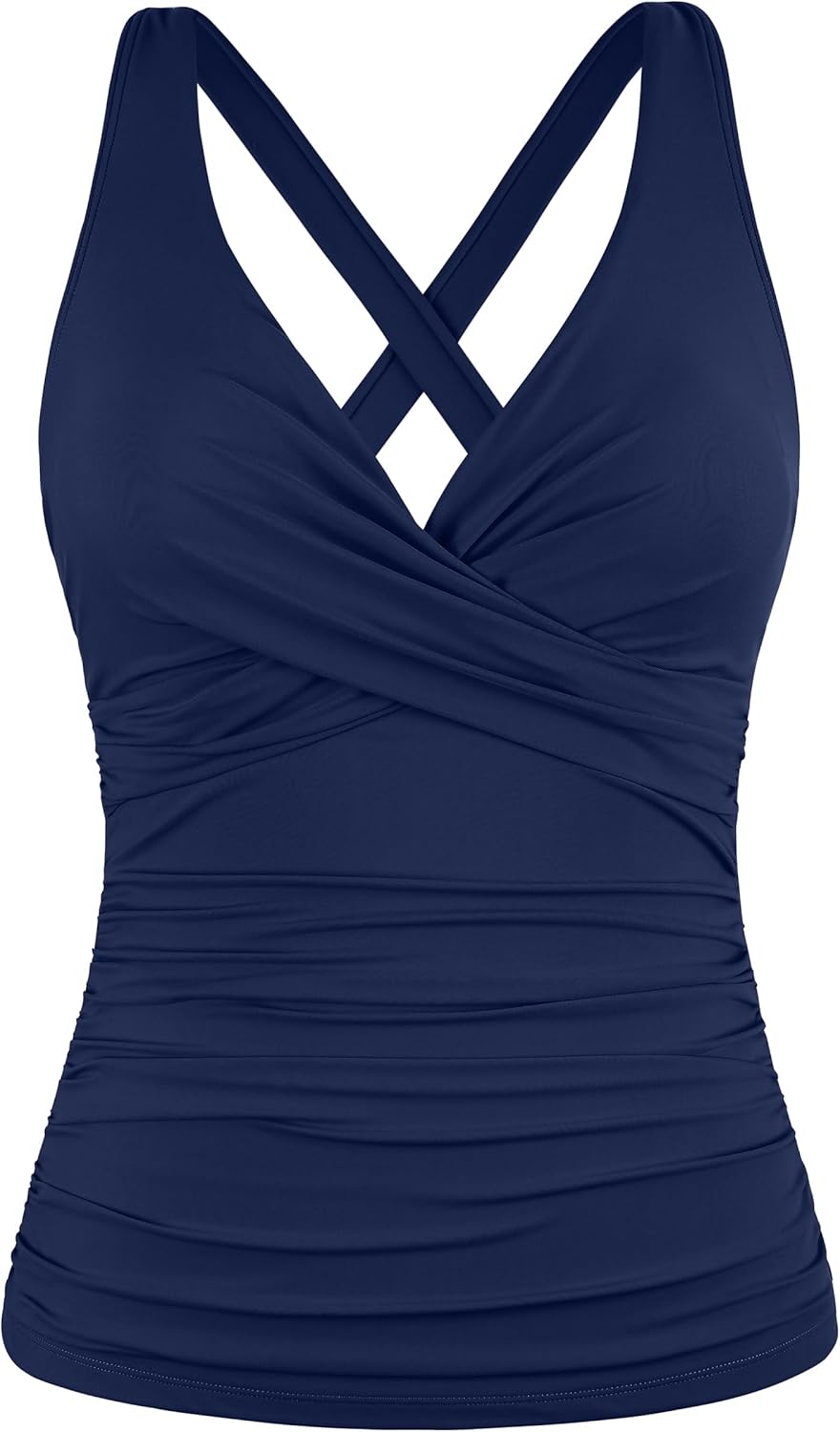 Hilor Women's Underwire Tankini Top for Tummy Control Swimwear