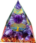 Orgone Pyramid Healing Crystals Pyramid - Tree of Life Energy