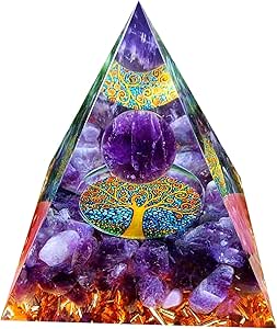 WEIENSC Orgone Pyramid - Healing Crystals Energy Generator