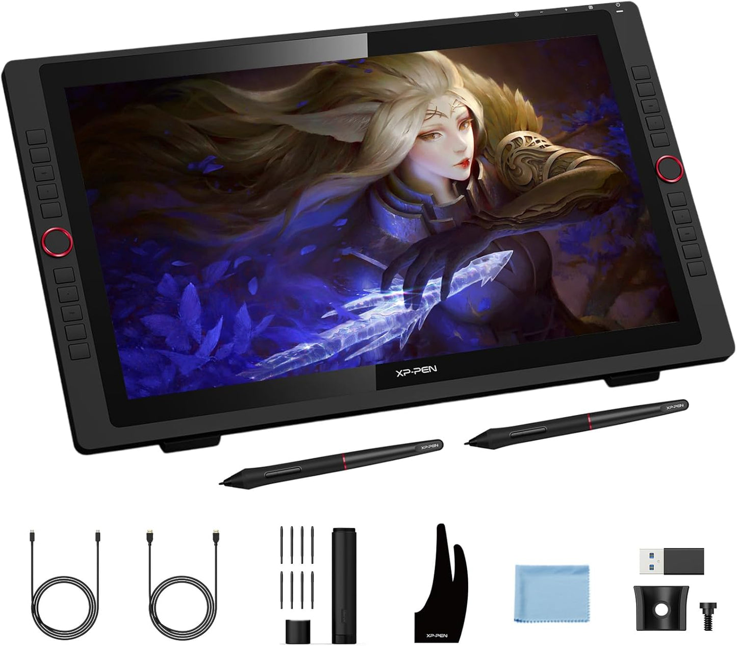 XPPen Artist 24 Pro 2.5K QHD Drawing Tablet for Creatives