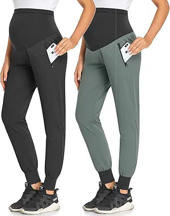Maternity Quick-Dry Pants for Comfortable Prenatal Workouts