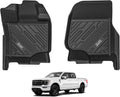 3W Floor Mats Fit for Ford F150 SuperCrew Cab 2015-2025 - Custom TPE