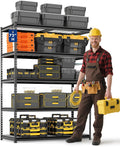 WORKPRO 5-Tier Heavy Duty Metal Shelving Unit - Flexible 4000 lb