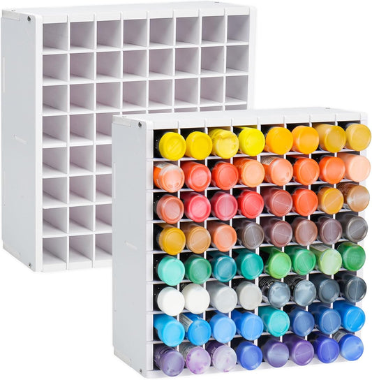 Wall-Mountable Paint Organizer for Apple Barrel Paints - Krafetto