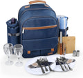Sunflora Picnic Backpack for 2 Person Set Pack - Insulated Waterproof