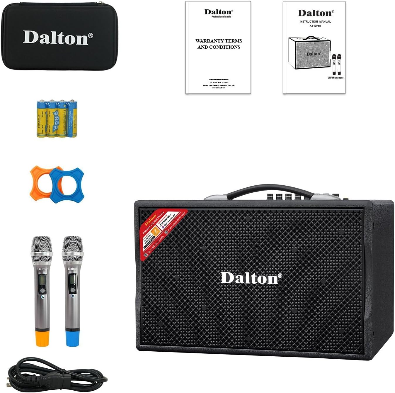 KS8Pro Karaoke Machine for Adults with Bluetooth and Microphones