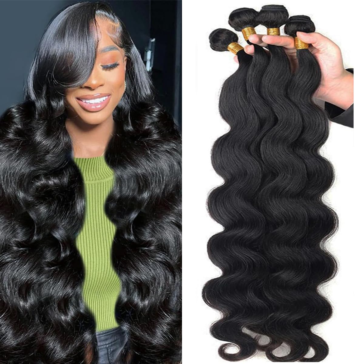 12A Body Wave Human Hair Bundles for Stunning Looks