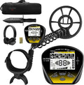 Metal Detector for Adults Yellow Waterproof - 10in Coil, DSP Accuracy