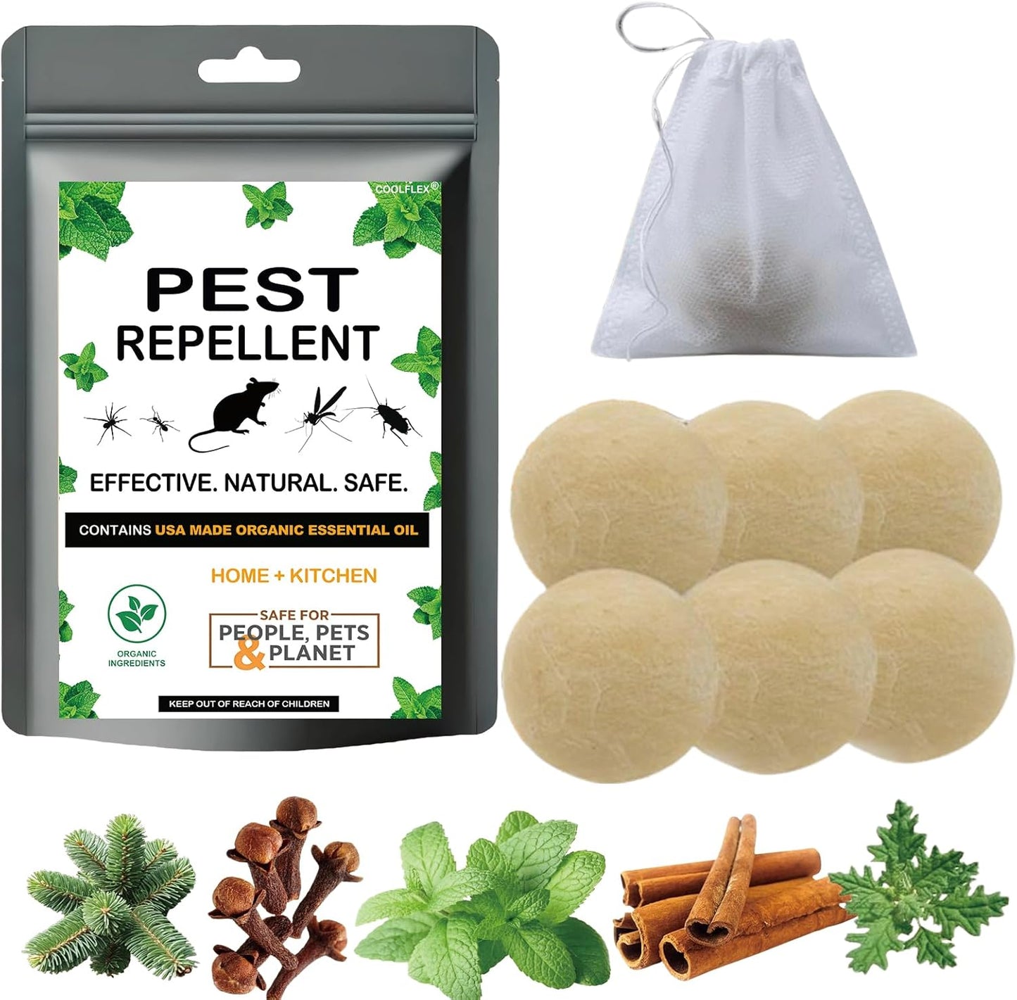 CoolFlex Outdoor Rodent Repellent Pouch - All-Natural Pest Control
