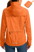 Women's Cycling Rain Jacket - Waterproof, Windproof, Packable Hood