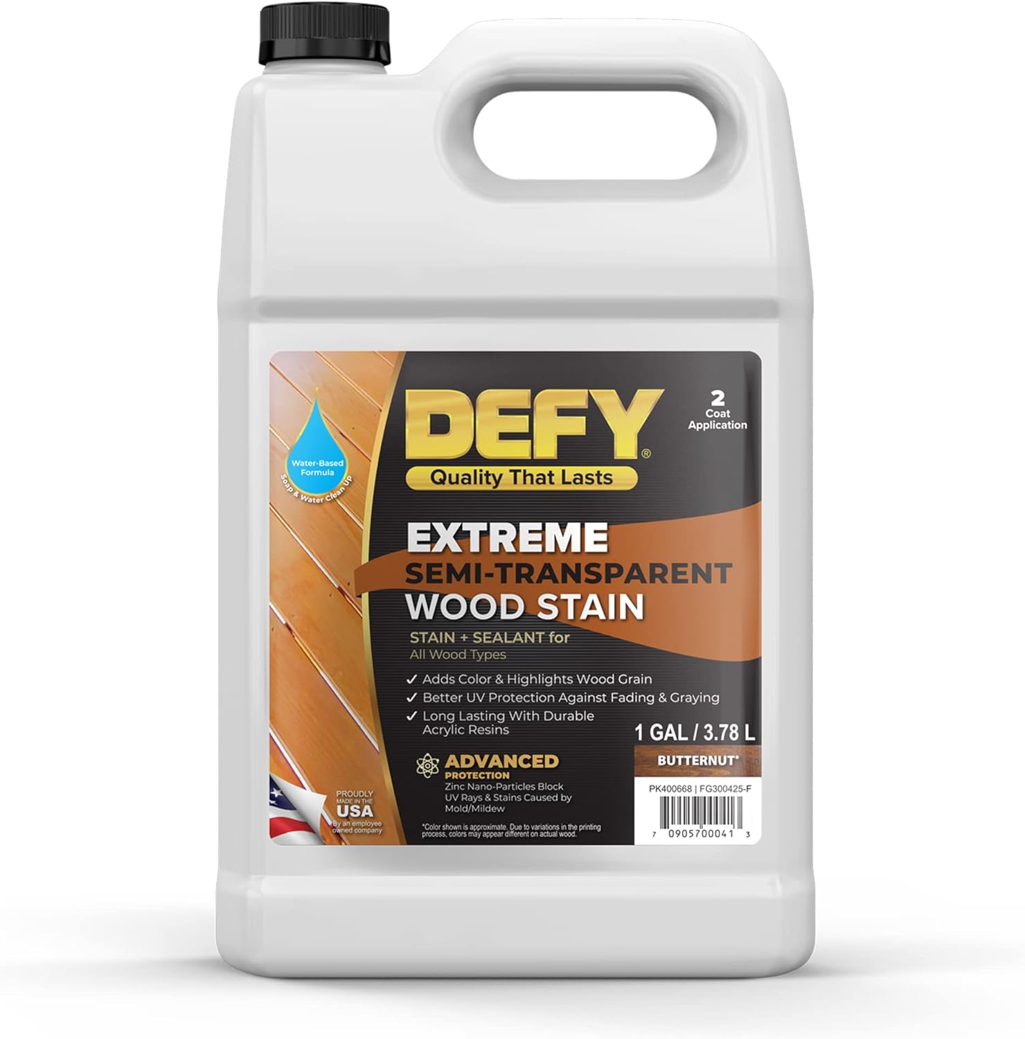 DEFY Extreme Wood Stain and Sealer for All Wood Types