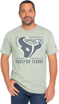 Zubaz NFL Men's Team Graphic T-Shirt - Comfortable Fan Fit