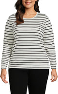 Lands' End Women's Relaxed Supima Cotton Long Sleeve Crew (Style LM38)