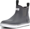 Furuian Men's Deck Boots Waterproof Ankle Slip-On - Rugged Grip