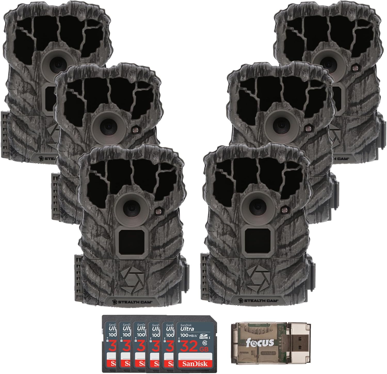 Stealth Cam Browtine 14MP Camera Bundle with Memory Cards
