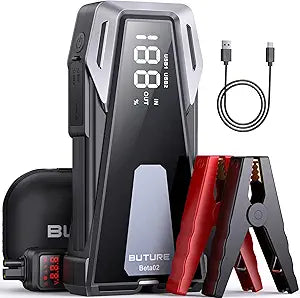 BUTURE Car Battery Jump Starter 2500A for 12V Vehicles