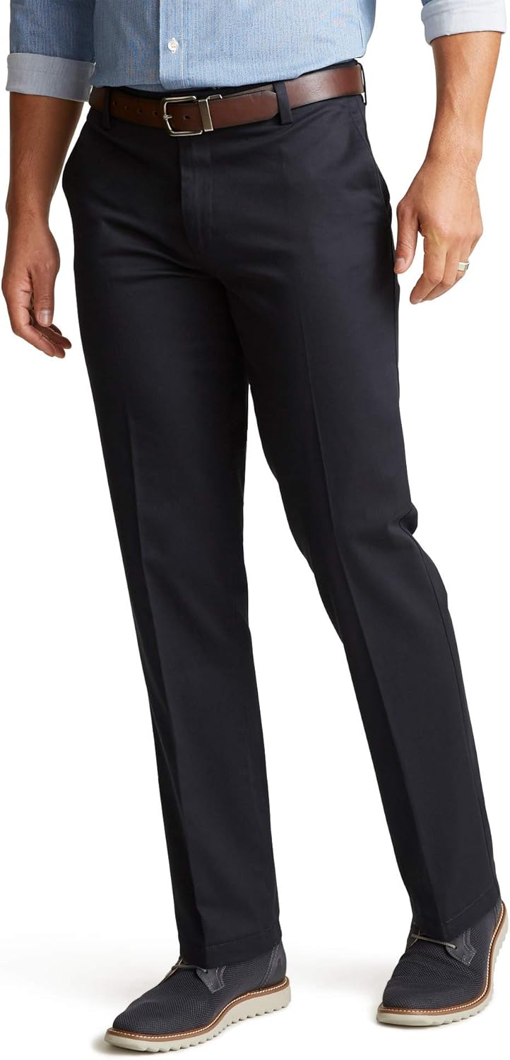 Dockers Men's Straight Fit Lux Cotton Stretch Khaki Pant Review