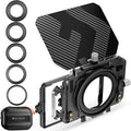 K&F CONCEPT Mini Matte Box - Compact Carbon Fiber Mattebox for DSLR