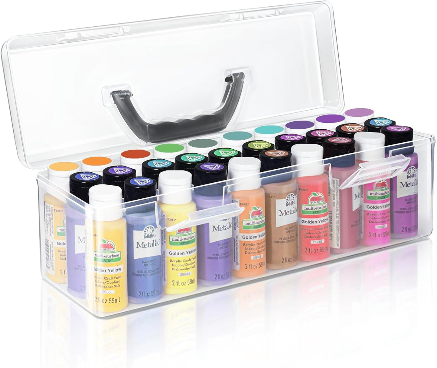 Organize 30 Apple Barrel Paints with Vowcarol Box