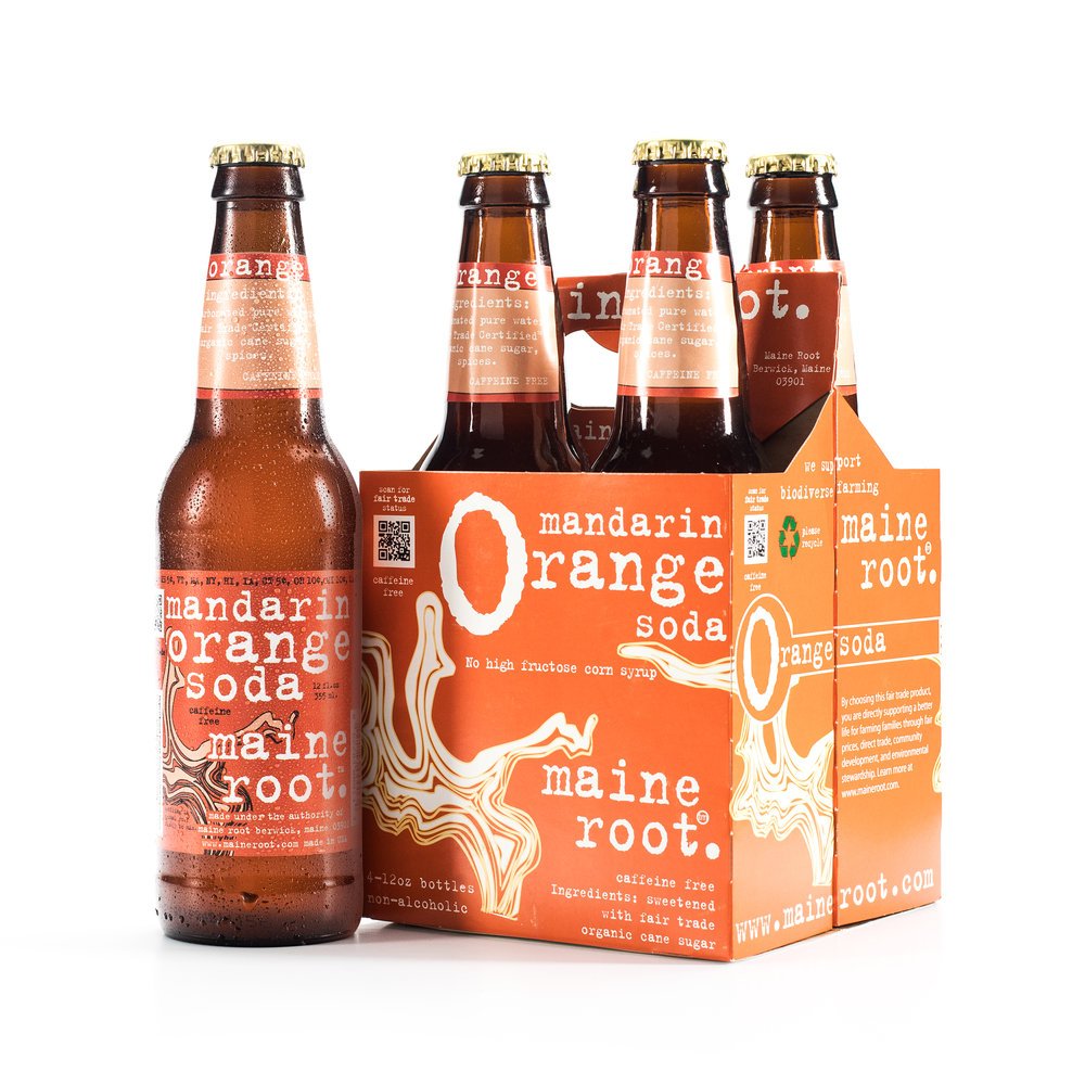 Maine Root Hand Crafted Mandarin Orange Soda - Refreshing Flavor