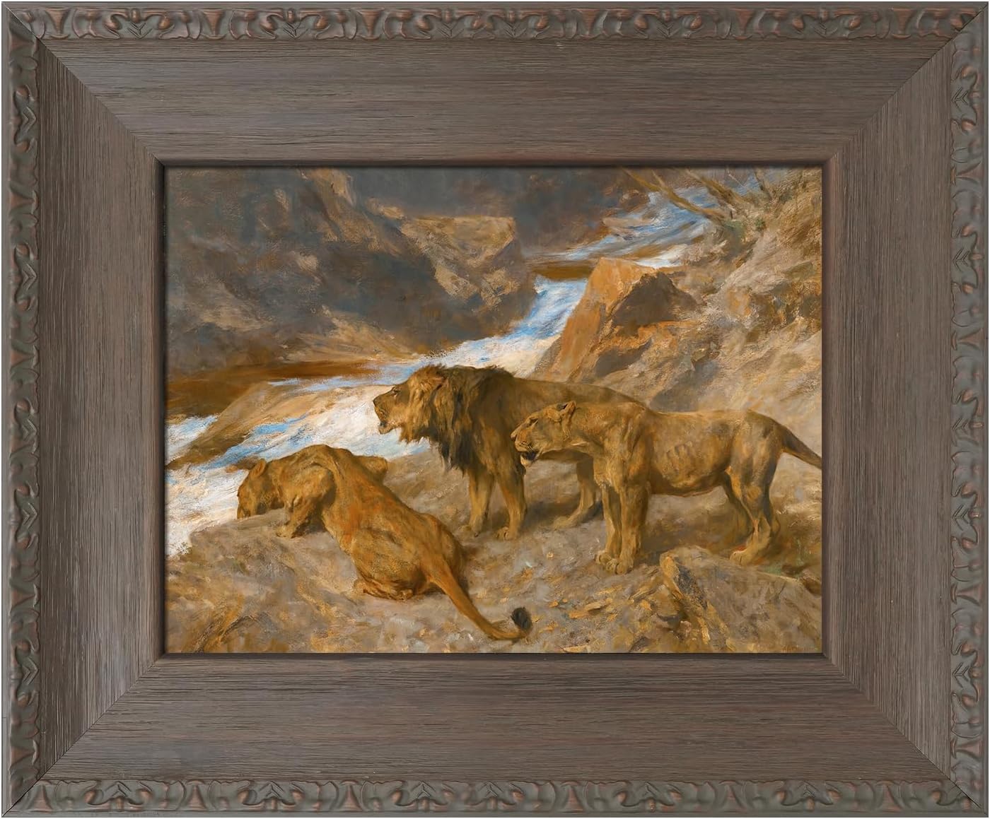 DIY Solid Wood Ornate Frame for 24x30 Rococo Paintings