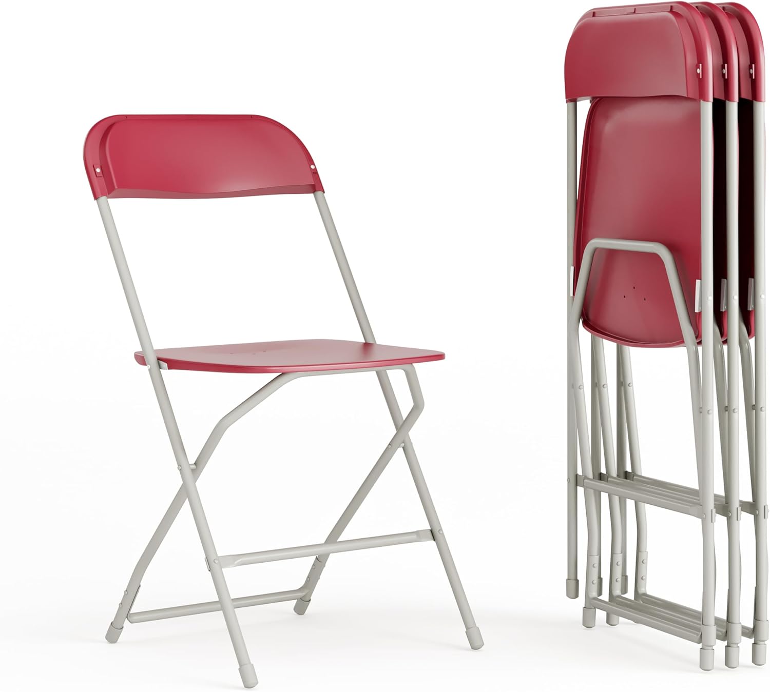 Hercules Series Plastic Folding Chair Set - Lightweight & Durable