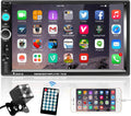 Podofo Double Din Car Stereo 7 in Touch Screen - Phone Mirror Link