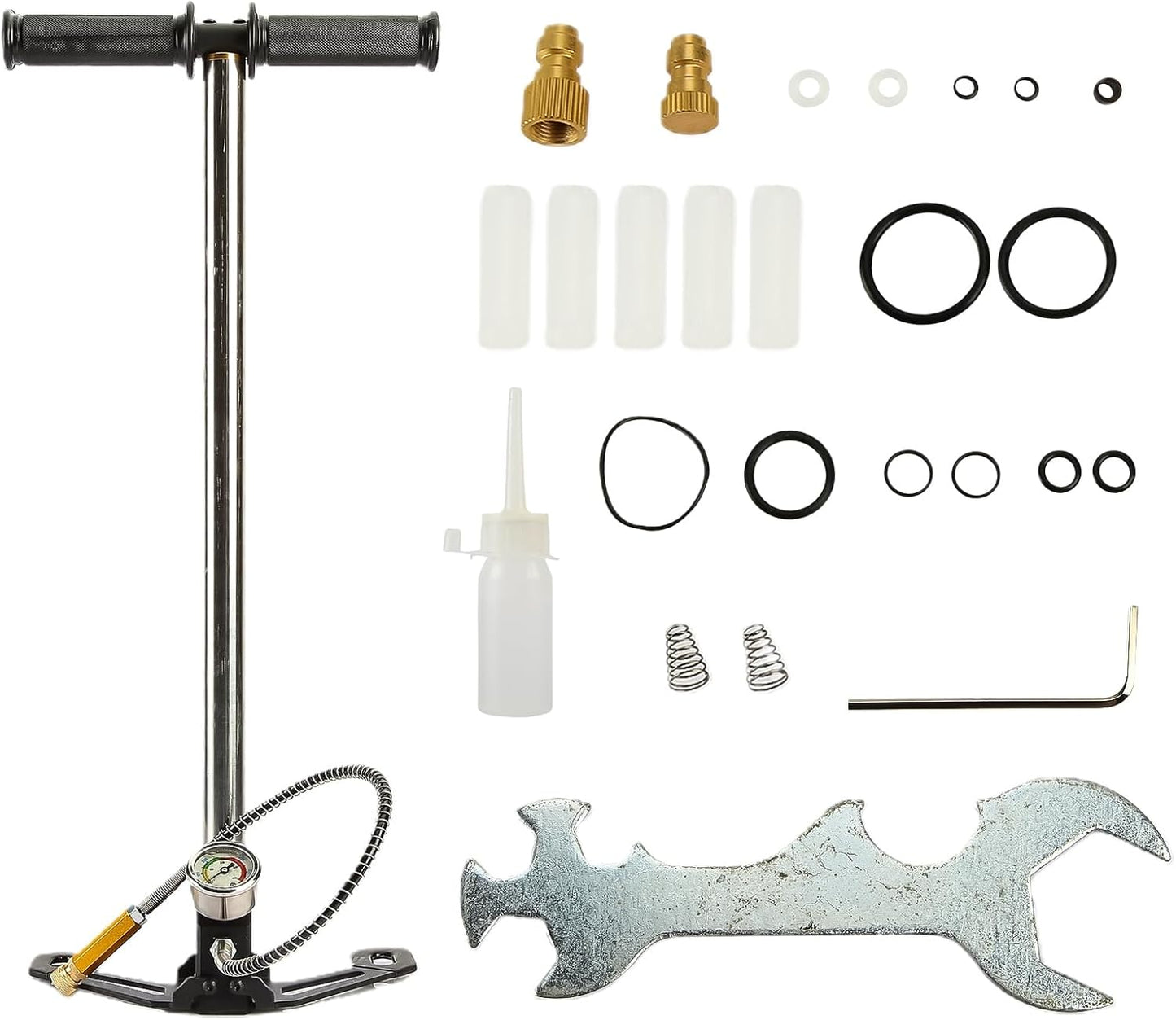 Ultimate High Pressure PCP Hand Pump - 3 Stage Stainless Steel