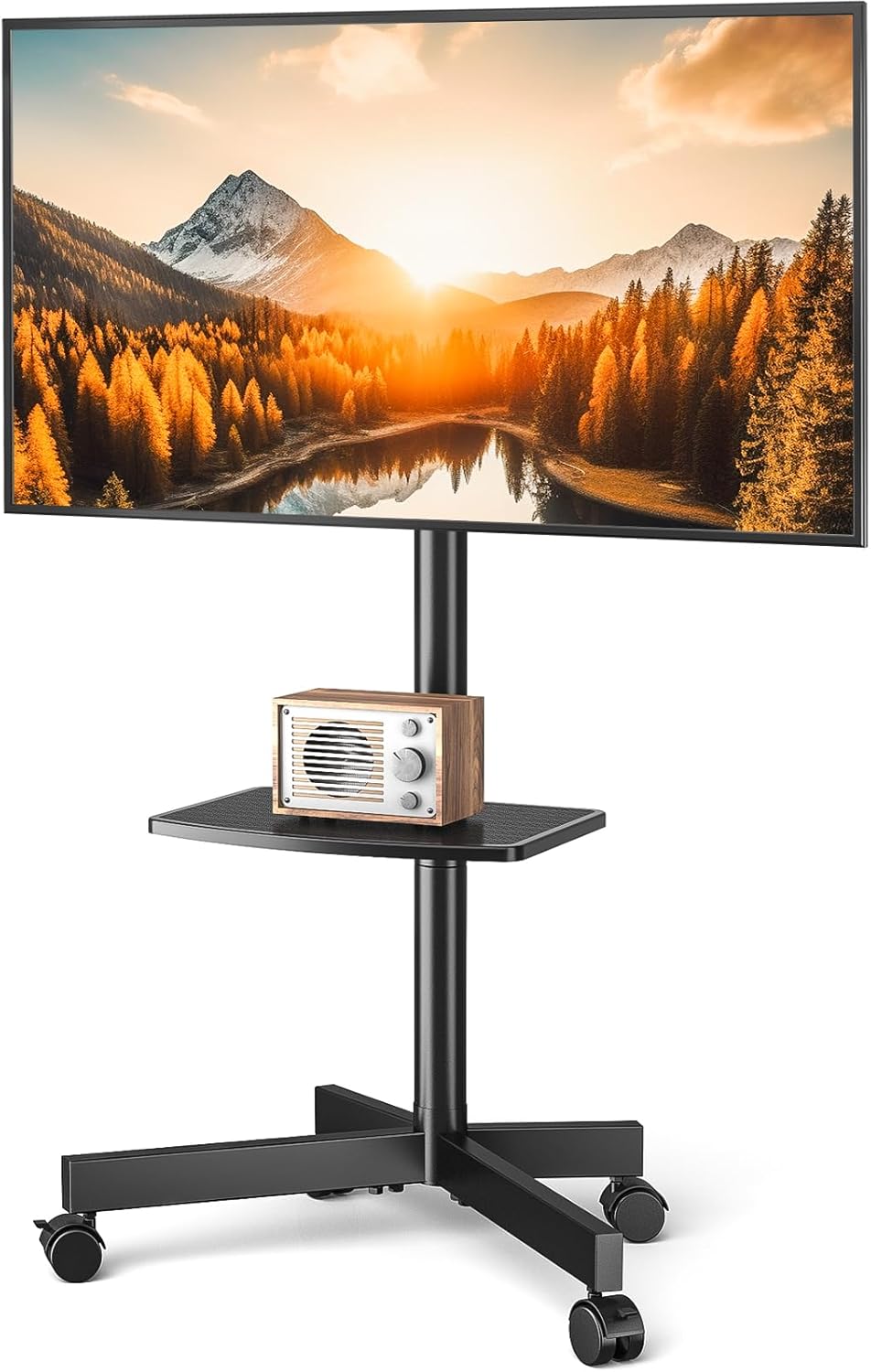 Portable TV Stand 88lbs Capacity 23-65