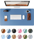 Leather Desk Protector Large Mouse Mat - Waterproof PU Desk Pad