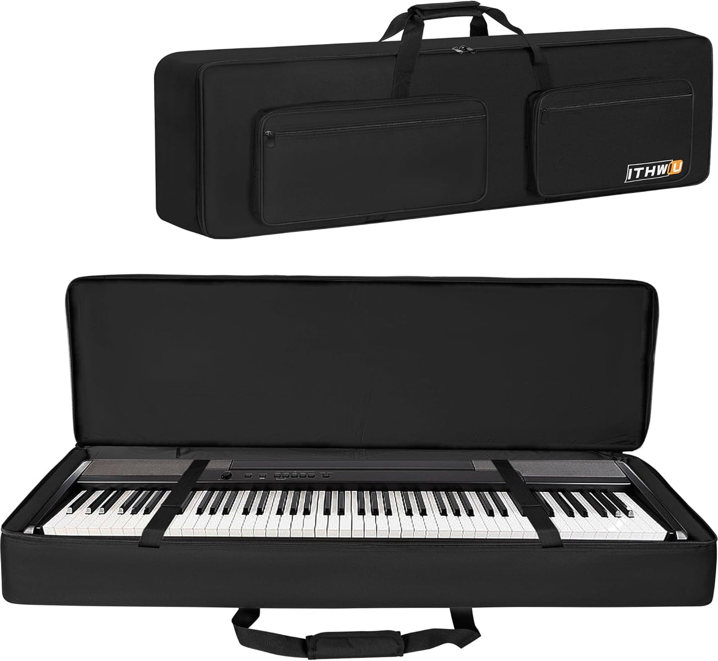 Shockproof 88-Key Keyboard Gig Bag: Ultimate Protection & Organization