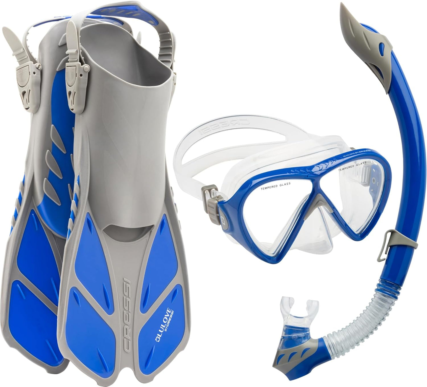Cressi Adult Snorkeling Set for Travel - Lightweight Bonete Set