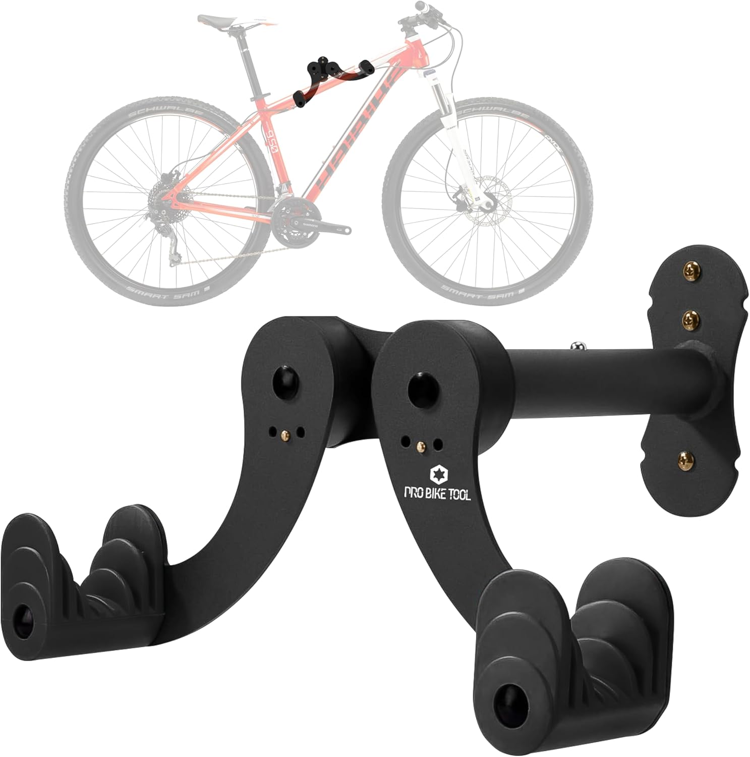Durable Bike Rack Garage Wall Mount for Indoor Bicycle Storage