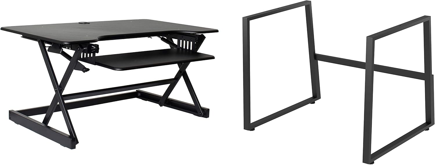 Rocelco 40in Large Height Adjustable Standing Desk BUNDLE Review