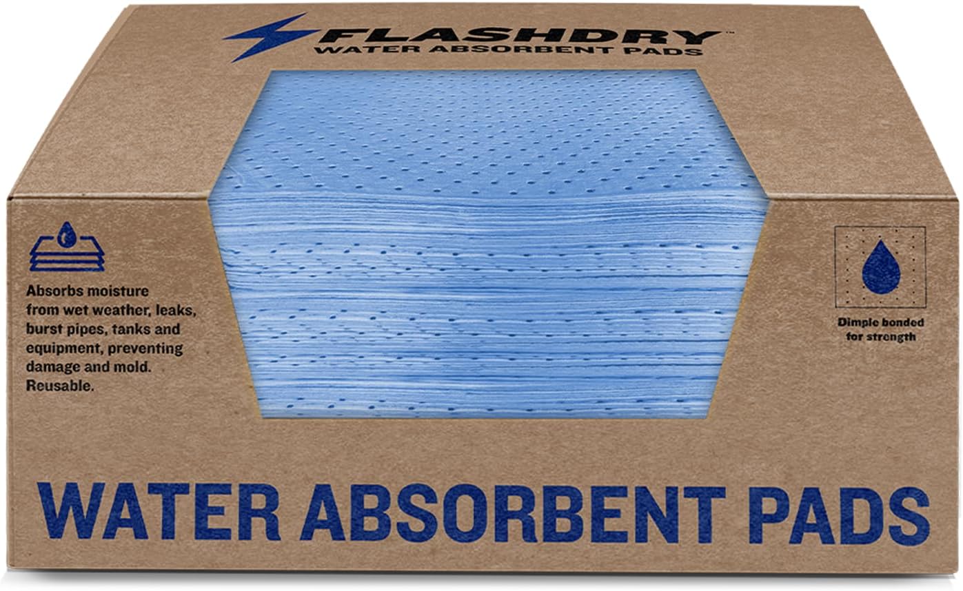 FlashDry Water Absorbent Pads for Quick Water Cleanup Solutions