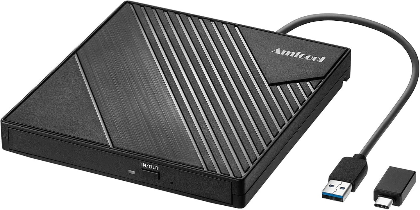 Fast USB 3.0 CD/DVD Drive by Amicool