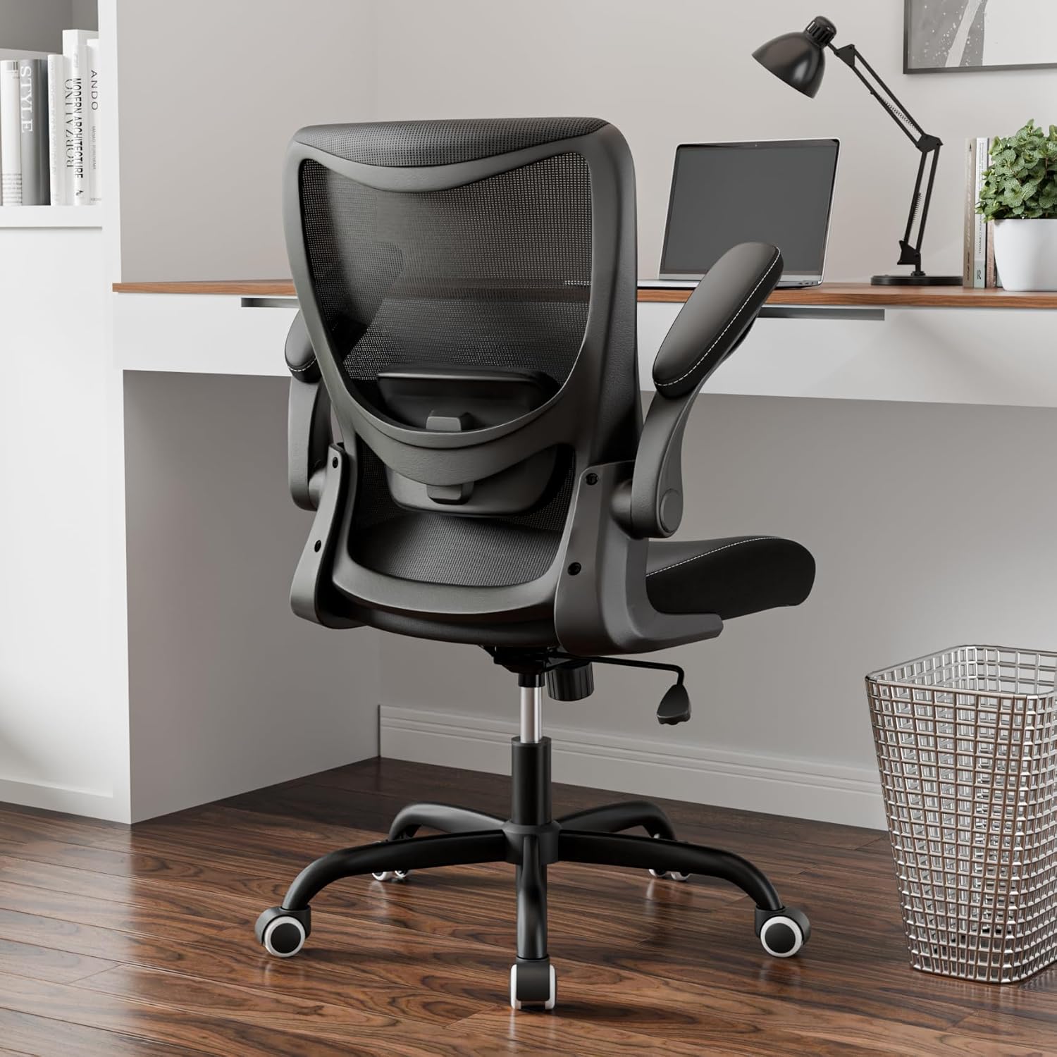 Ergonomic Office Chair with Adjustable Lumbar Support and Armrests