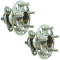 TRQ 2 Piece Rear Passenger Side Wheel Bearing & Hub Assembly Set
