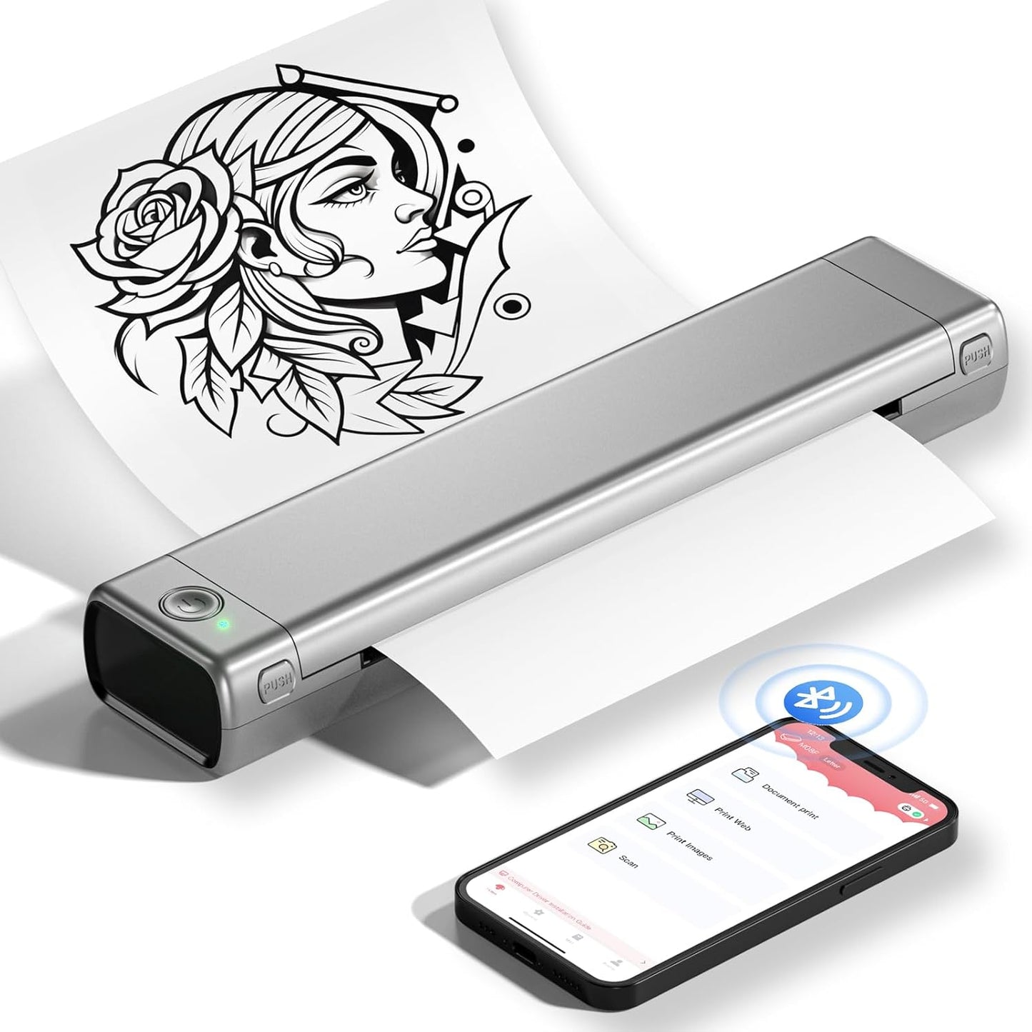 Phomemo M08F: Wireless Inkless Printer on the Go!