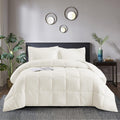 Twin/Twin XL Ivory 3pc Down Alternative Comforter Set - All-Season