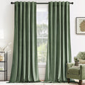 MIULEE Velvet Curtains 90 in Blackout Panels - Luxury Thermal Drapes