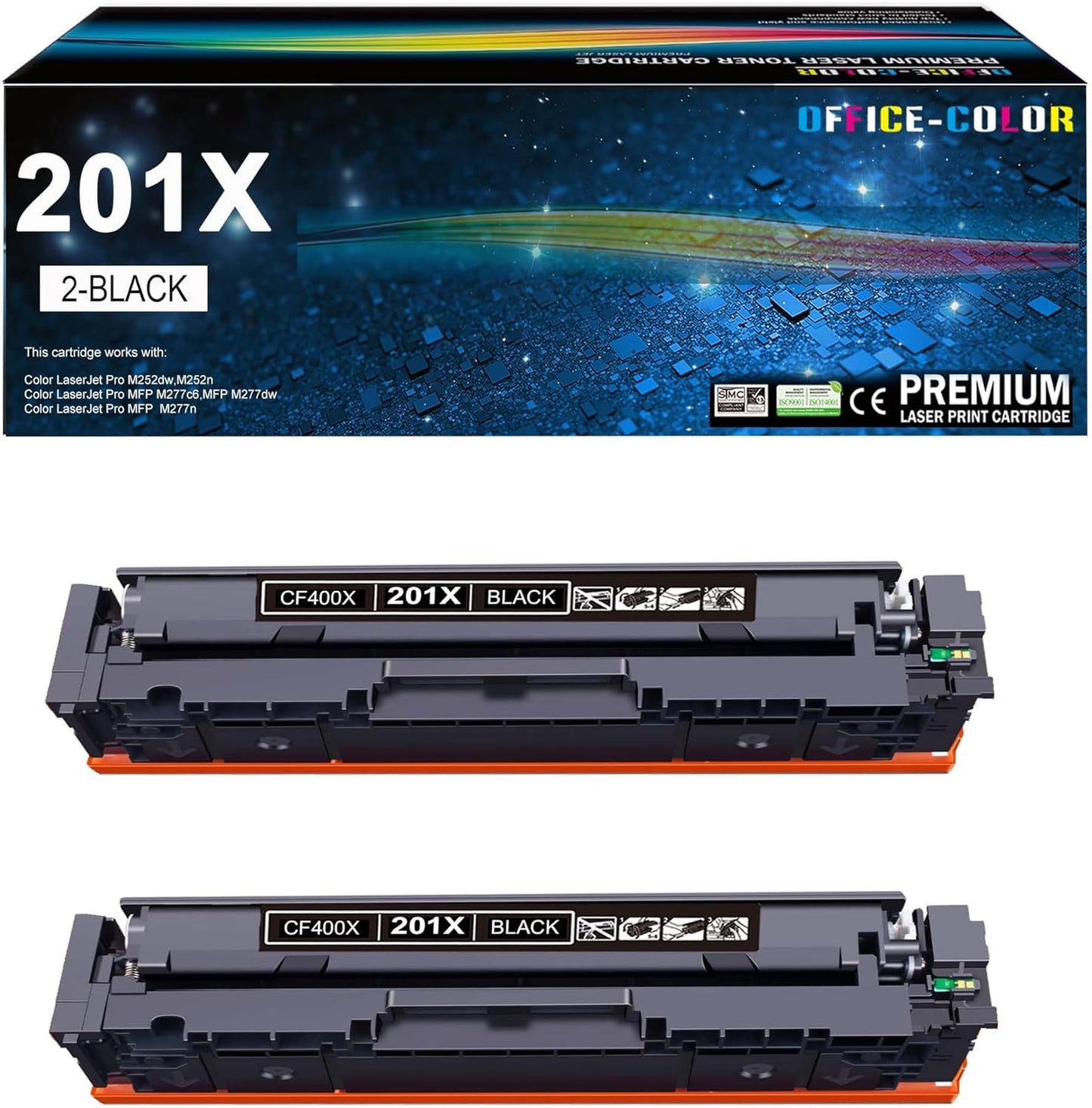 High-Capacity Toner Cartridge Replacement for HP Color LaserJet