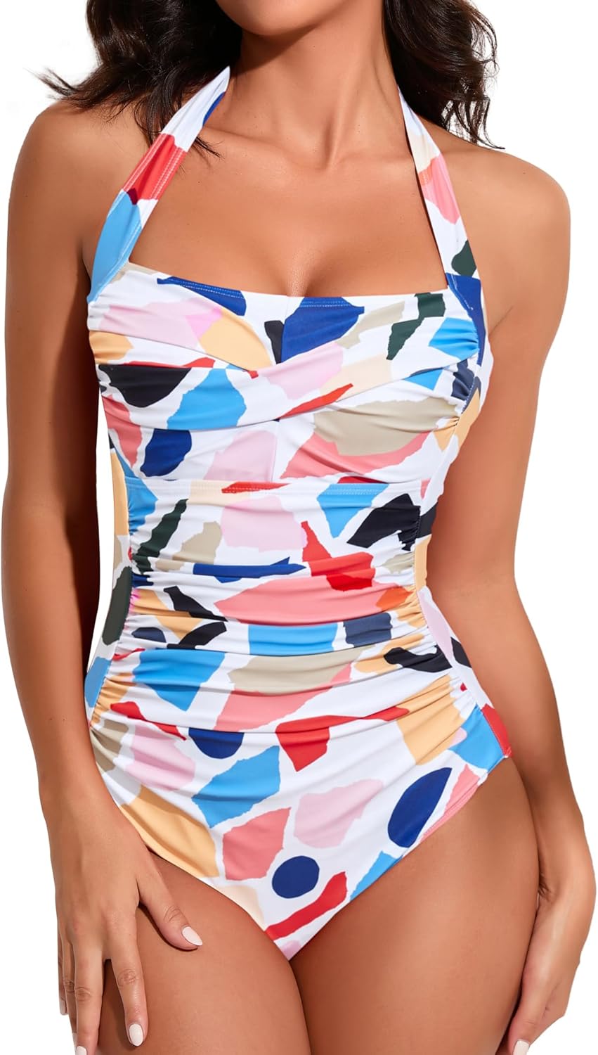 Smismivo Tummy Control Swimwear for Chic Vintage Style
